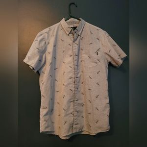 Short Sleeve Button Down Shirt - Mokai Surf - L